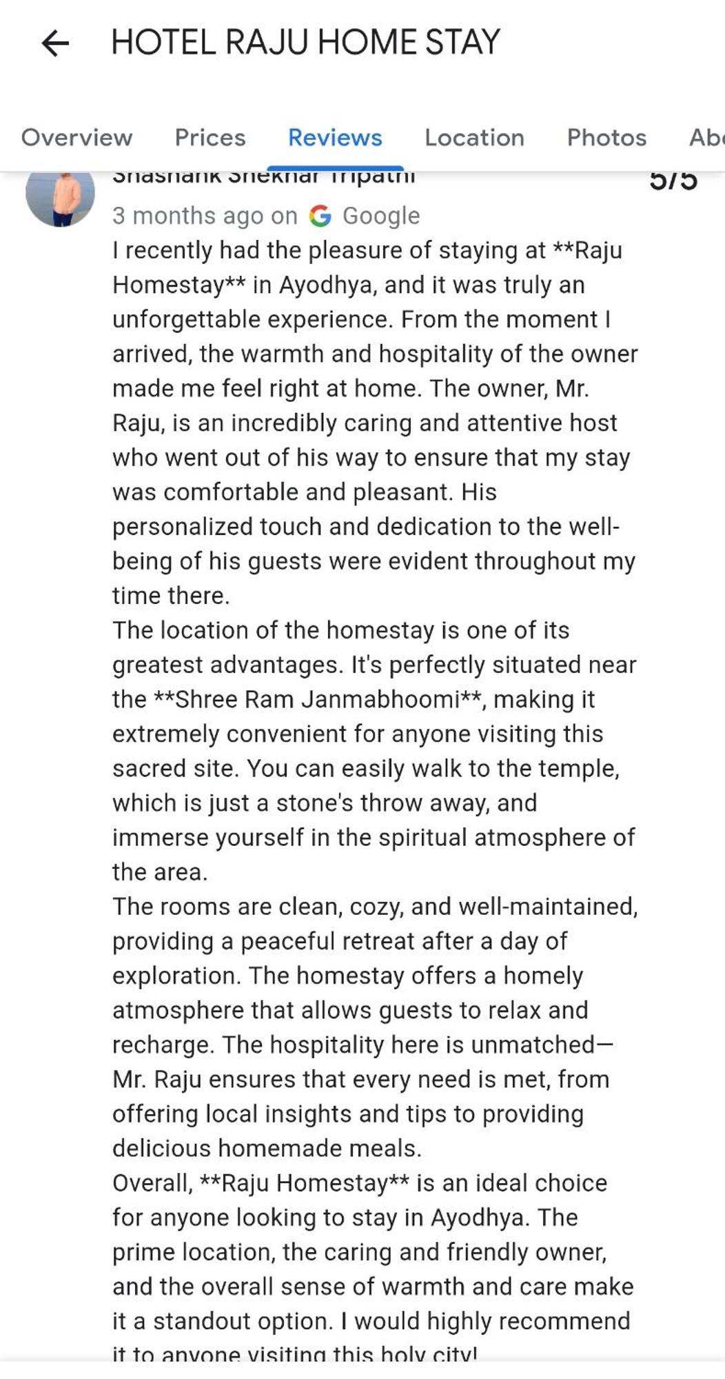 Hotel Raju Homestay Ayodhya 150 Meters From Shree Ram Janmbhoomi Temple 200 Meters From Ayodhya Dham Railway Station Exterior foto